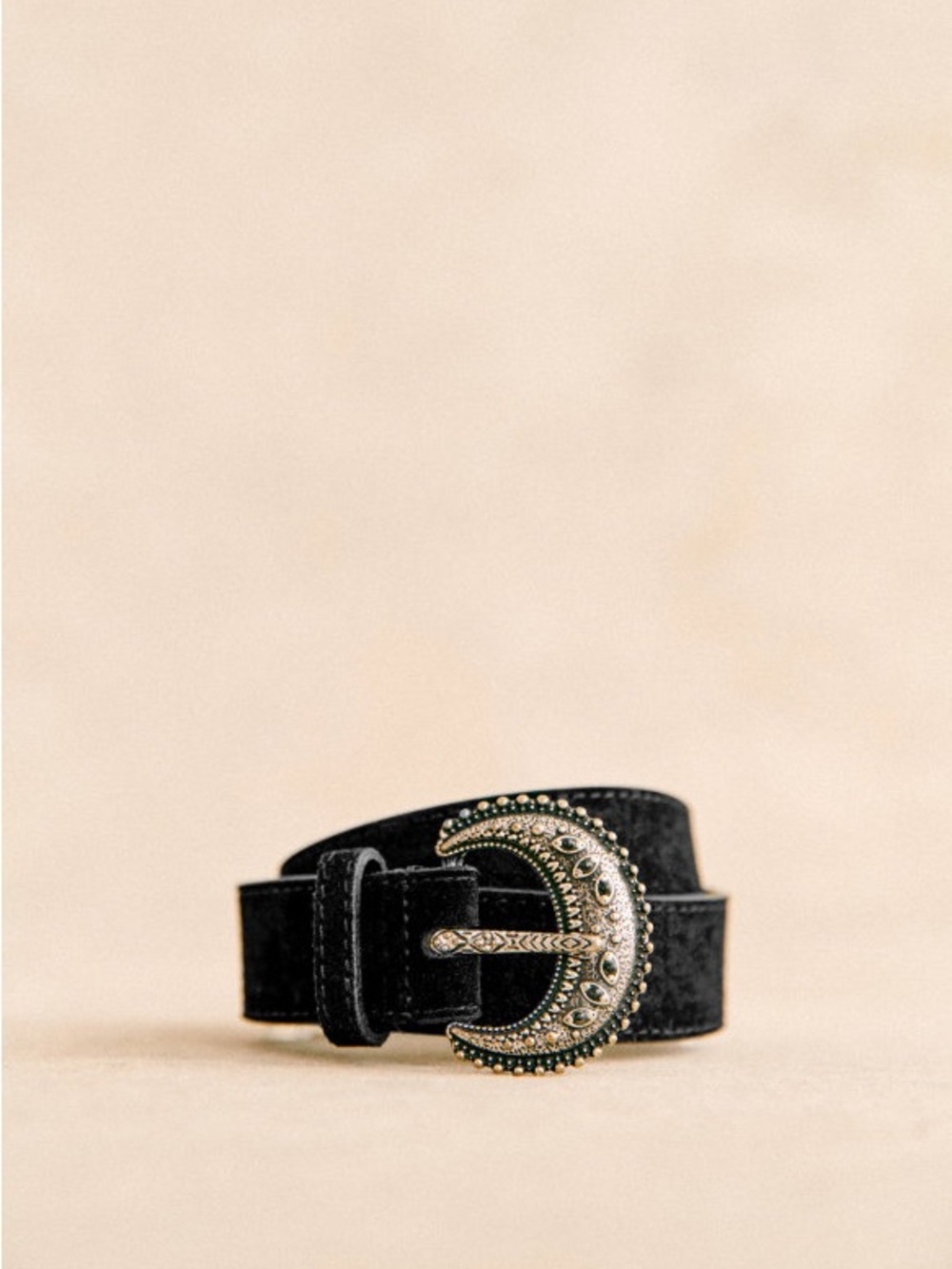 Sezane Louvre Black Belt